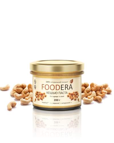 Кеш'ю паста «100% КЕШ'Ю» 200г від FOODERA