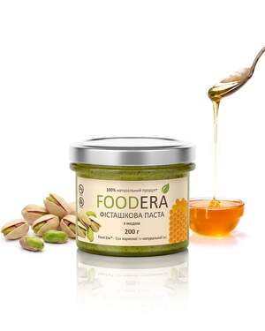 Фісташкова паста «З МЕДОМ» 200г від FOODERA