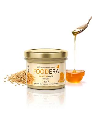 Кунжутна паста «З МЕДОМ» 200г від FOODERA