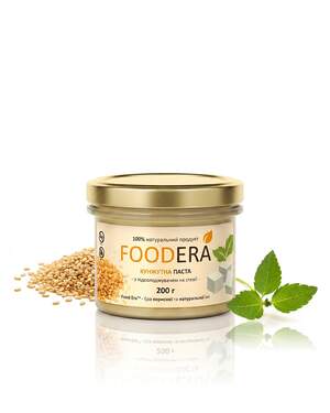 Кунжутна паста «НА СТЕВІЇ» 200г від FOODERA